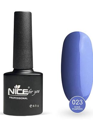 Гель-лак nice for you some pumpkins basic №023 волошковий 8.5 г