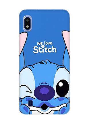 Чехол на samsung galaxy a10 (2019) a105 стич (принт 410)