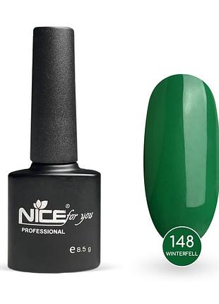 Гель-лак nice for you winterfell basic №148 зелений 8.5 г