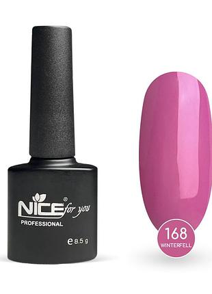 Гель-лак nice for you winterfell basic №168 рожевий светр 8.5 г