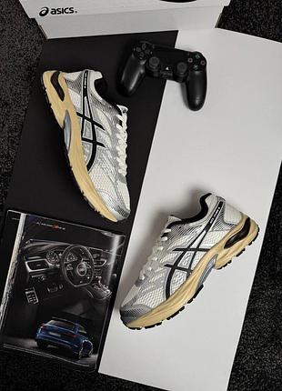 Asics gel-flux 4 white silver beige
