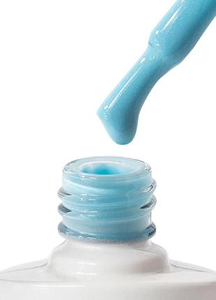 Гель-лак nice for you shimmer cool 055-с блакитний 8.5 г