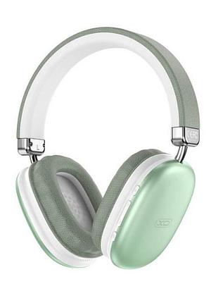 Навушники bluetooth бездротові xo be45 накладні з мікрофоном green