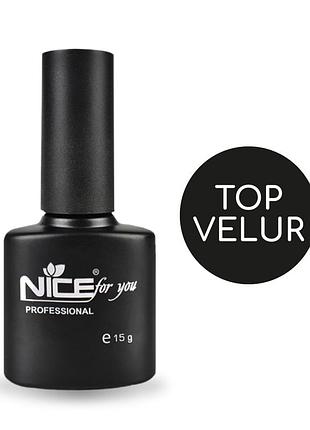 Топ nice for you velur матовый топ с эффектом велюра 15 г