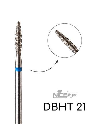 Фреза алмазная nice for you торнадо пламя dbht 21 синее