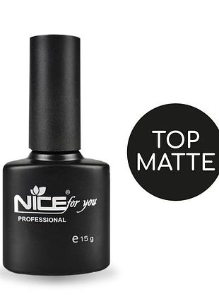 Топ nice for you matte матовый 15 г