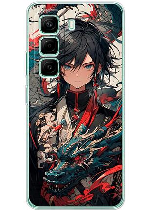 Чохол силіконовий з картинкою на infinix hot 50 pro plus (аніме, anime)