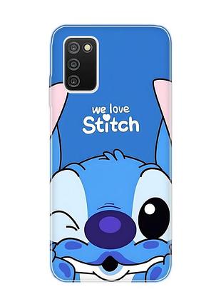 Чехол на samsung galaxy a03s стич (принт 410)