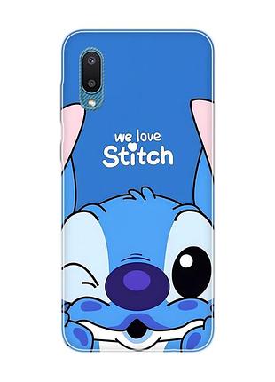 Чехол на samsung galaxy a02/a022 (2021) стич (принт 410)