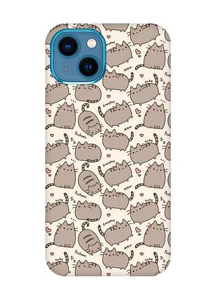 Чехол для iphone 13 mini пушин котики (принт 411)