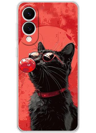 Чохол силіконовий з картинкою на samsung galaxy s25 edge (s937) (стильний котик)