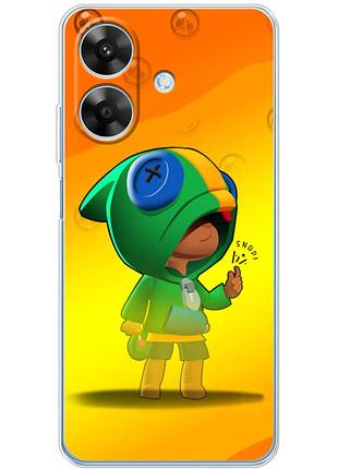 Чохол силіконовий з картинкою на realme note 60x (бравл старс, brawl stars)