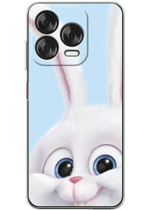 Чохол силіконовий з картинкою на zte blade v70 vita (кролик сніжок)