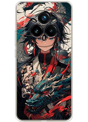 Чехол силиконовый с картинкой на realme 14 pro 5g (аниме, anime)