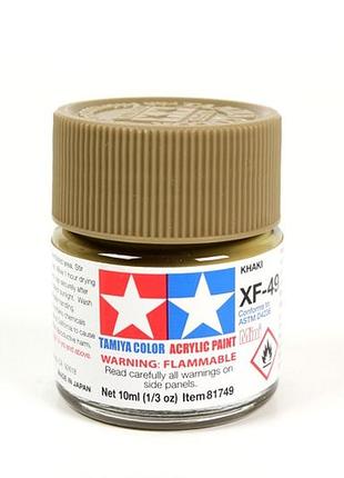 Краска акриловая tamiya хаки (khaki)