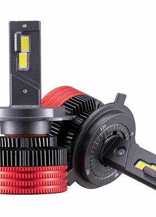 Led автолампы h4 stellar k12 led 75w 6000k can bus (комплект 2 шт.)