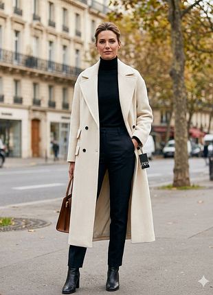Пальто zara double breasted textured coat
цвет: нежный oyster white (молочно-бежевый оттенок)