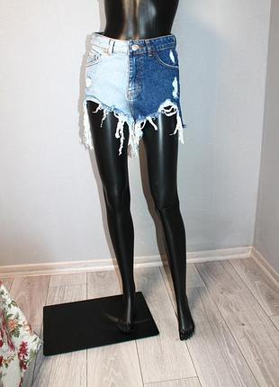 Джинсовые шорты boohoo