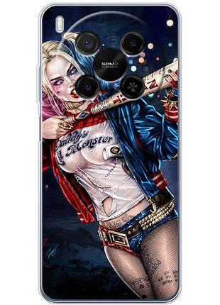 Чехол силиконовый с картинкой на zte nubia v70 max (харли квинн, harley quinn)