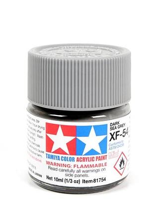 Краска акриловая tamiya темно-серая морская (dark sea grey)
