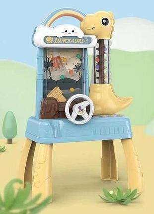Игра ловец шариков дино на батарейках 668-8 игровой столик динозаврик