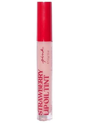 Масло-тинт для губ pink victoria’s secret strawberry lip oil tint