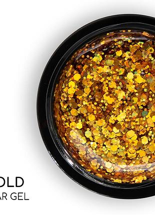 Стар гель nice for you star gel №02 золотистий 5 г