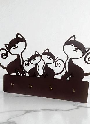 Ключница " 4 котика"