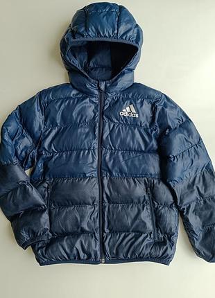 Фирменная теплая куртка adidas для мальчика