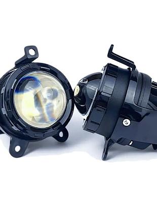 Lada priora 2170 - 2172. противотуманные лазерные led (лэд) фары 60w - 10000lm лада приора