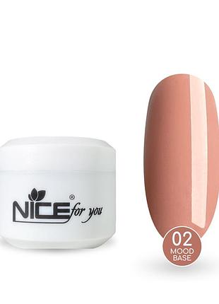 Камуфлирующая база nice for you mood base №02 какао 30 г