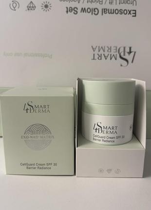 Дневной крем с экзосомами и пептидами smart4derma spf 30