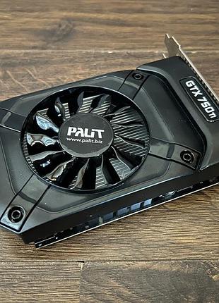 Відеокарта gtx 750ti 2gb palit gddr5 (ne5x75ts1341-1073f) б/в