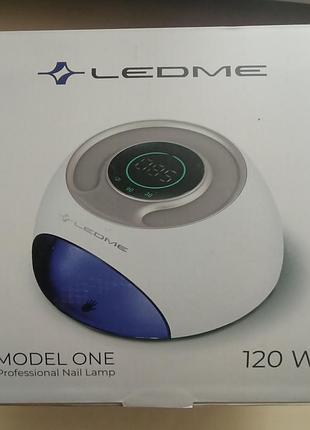 Лампа для маникюра ledme one 120w purple