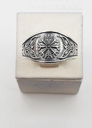 Каблучка срібна "шолом епра" 22,5 5,1 г