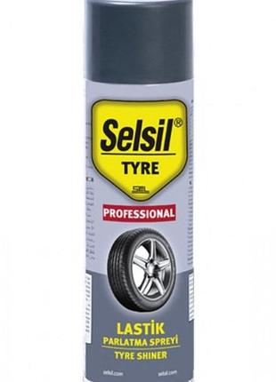 Спрей для блеска шин selsil 20v219 500 мл