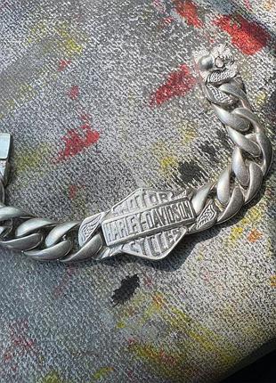 Масивный браслет байкерская цепочка в стиле harley davidson, motorhead, chrome hearts
