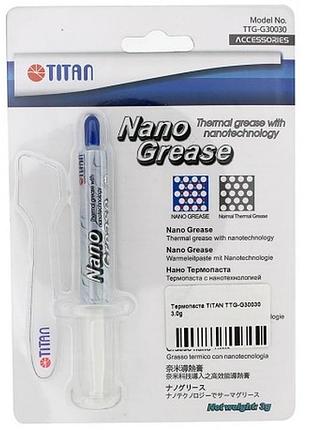 Термопаста titan ttg-g30030 3.0грам