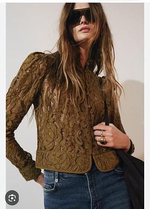Кружевна куртка zara