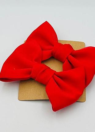 Набір заколок з червоними бантиками - 2 шт.