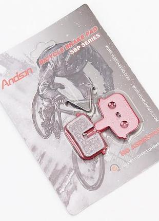 Тормозные колодки disk-brake (kugoo g-booster,m5,v1,g2 pro, bolids boli-bb8), красные yl-1059