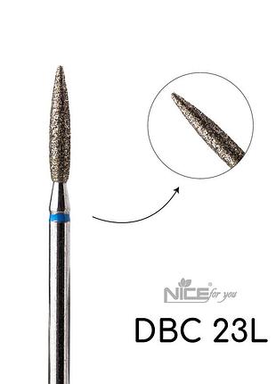 Фреза алмазная nice for you пламя dbс 23l синее