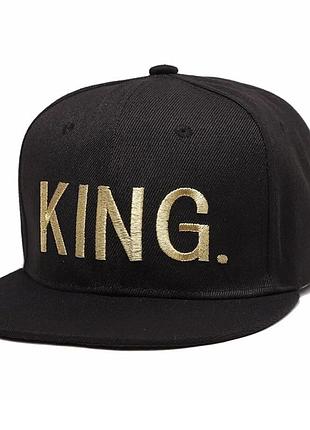 Кепка / бейсболка с прямым козырьком king