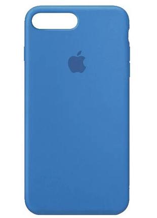 Чохол fiji silicone case для apple iphone 7 plus бампер накладка full soft denim blue