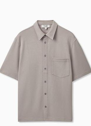 Cos relaxed-fit jersey shirt мужская рубашка