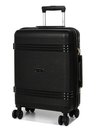 Валіза snowball 21204 -міні xs: 51 (45)×37×20 см, 2,3 кг, 25 л, до 10 кг чорний