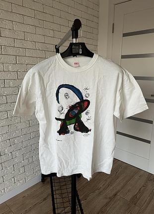 Футболка вінтажна joan miro art print t shirt 91/92
