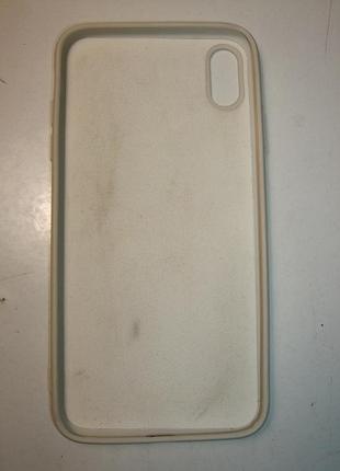 Продам чехол на iphone xs max (кремовый)