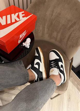 Nike dunk low lx black croc