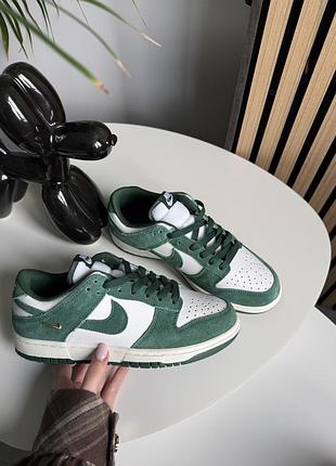 Кросівки унісекс nike sb dunk low зелені